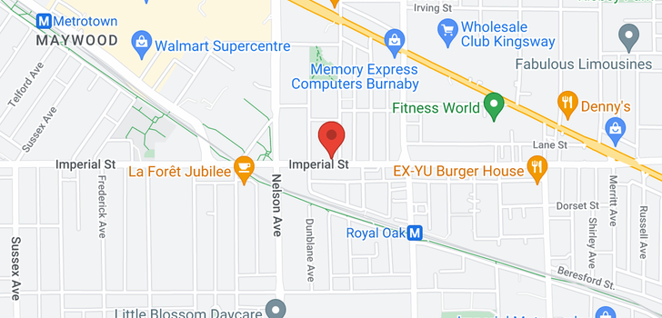 map of 5037 IMPERIAL STREET